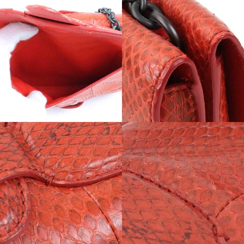 Bottega Veneta Red Bag Python Shoulder - image 3
